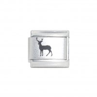 Deer - 9mm Laser Italian Charm