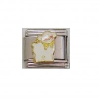 Cute lamb - enamel 9mm Italian charm