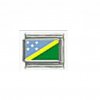 Flag - Solomon Islands photo 9mm Italian charm