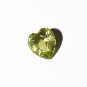 August birthstone heart 5mm floating locket charm