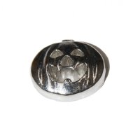 Silver colour pumpkin charm - Halloween