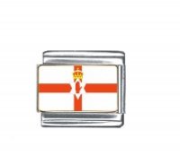 Flag - Northern Ireland photo enamel 9mm Italian charm