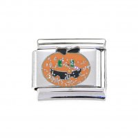 Orange Pumpkin - 9mm Italian charm