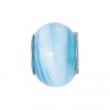 EB54 - Glass bead - Turquoise marble effect bead - European bead