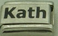 Kath - laser name Italian charm