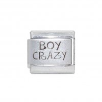 Boy Crazy - 9mm Laser Italian Charm