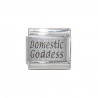 Domestic Goddess - 9mm Laser Italian charm