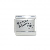 Soccer Mom - 9mm Laser Italian Charm