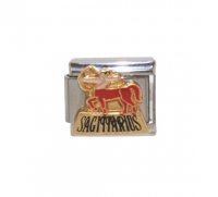 Sagittarius Word charm - (23/11-21/12) 9mm Italian charm
