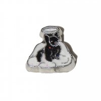 Bulldog Angel Dog 7mm floating charm - fits living memory locket