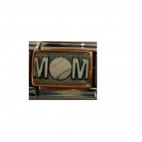 Baseball Mom - 9mm Enamel Photo Charm