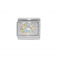 Capricorn enamel (22/12-20/1) 9mm Italian charm