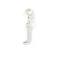 Letter J - Clip on charm fits Thomas Sabo style bracelets