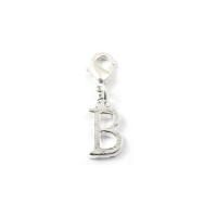 Letter B - Clip on charm fits Thomas Sabo style bracelets