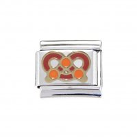 Pretzel - 9mm enamel Italian charm