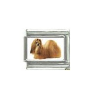 Dog charm - Shih Tzu 2 - 9mm Italian charm
