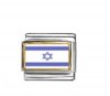 Flag - Israel photo enamel 9mm Italian charm