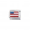 Flag - USA - enamel 9mm Italian charm