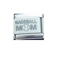 Baseball Mom - Laser 9mm Italian charm