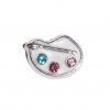 Paint Pallet with Stones 8mm Floating charm