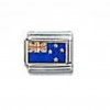 Flag - New Zealand photo 9mm Italian charm