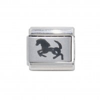 Horse (b) - laser 9mm Italian Charm