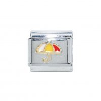 Umbrella - 9mm enamel Italian charm