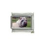 Dog charm - Shar Pei 2 - 9mm Italian charm