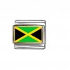 Flag - Jamaica photo enamel 9mm Italian charm