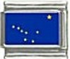 US State Flag - Alaska - 9mm enamel Italian Charm