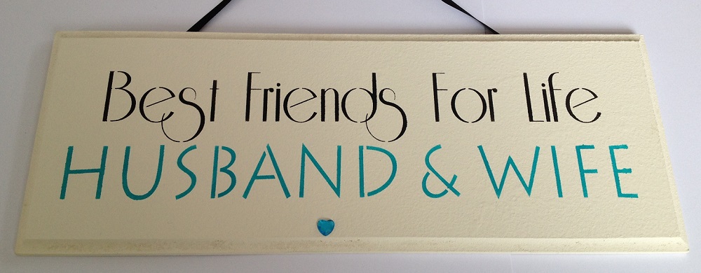 Best Friends For Life Husband And Wife Wooden Plaque Black £4040 Magnificent Best Husband And Wife Best Friends For Life Husband And Wife Wooden Plaque Black £4040 Magnificent Best Husband And Wife