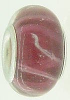 EB404 - Red swirly bead