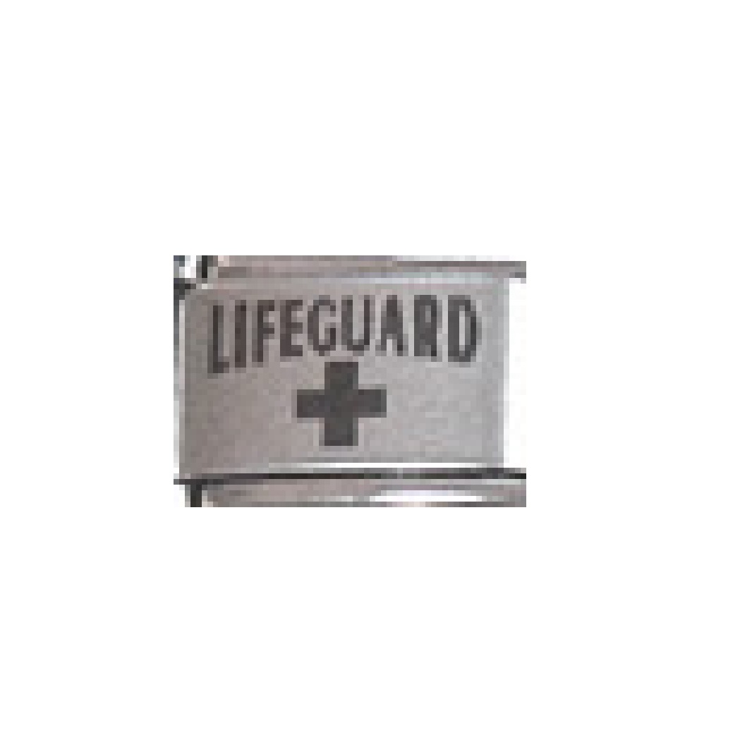Lifeguard Italian Charm Bracelet Link Charms