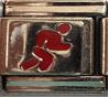 Runner - Red - enamel Italian charm
